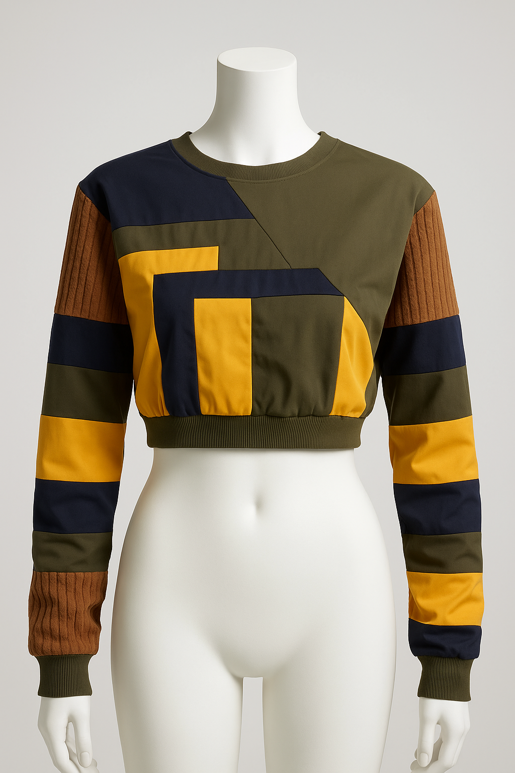 Patches Crop sweater