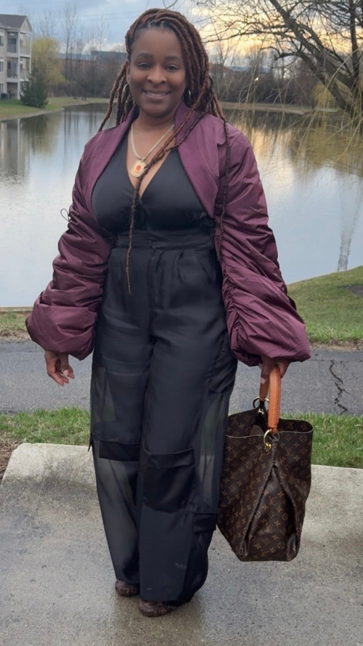 Raspberry Pop Bolero Top