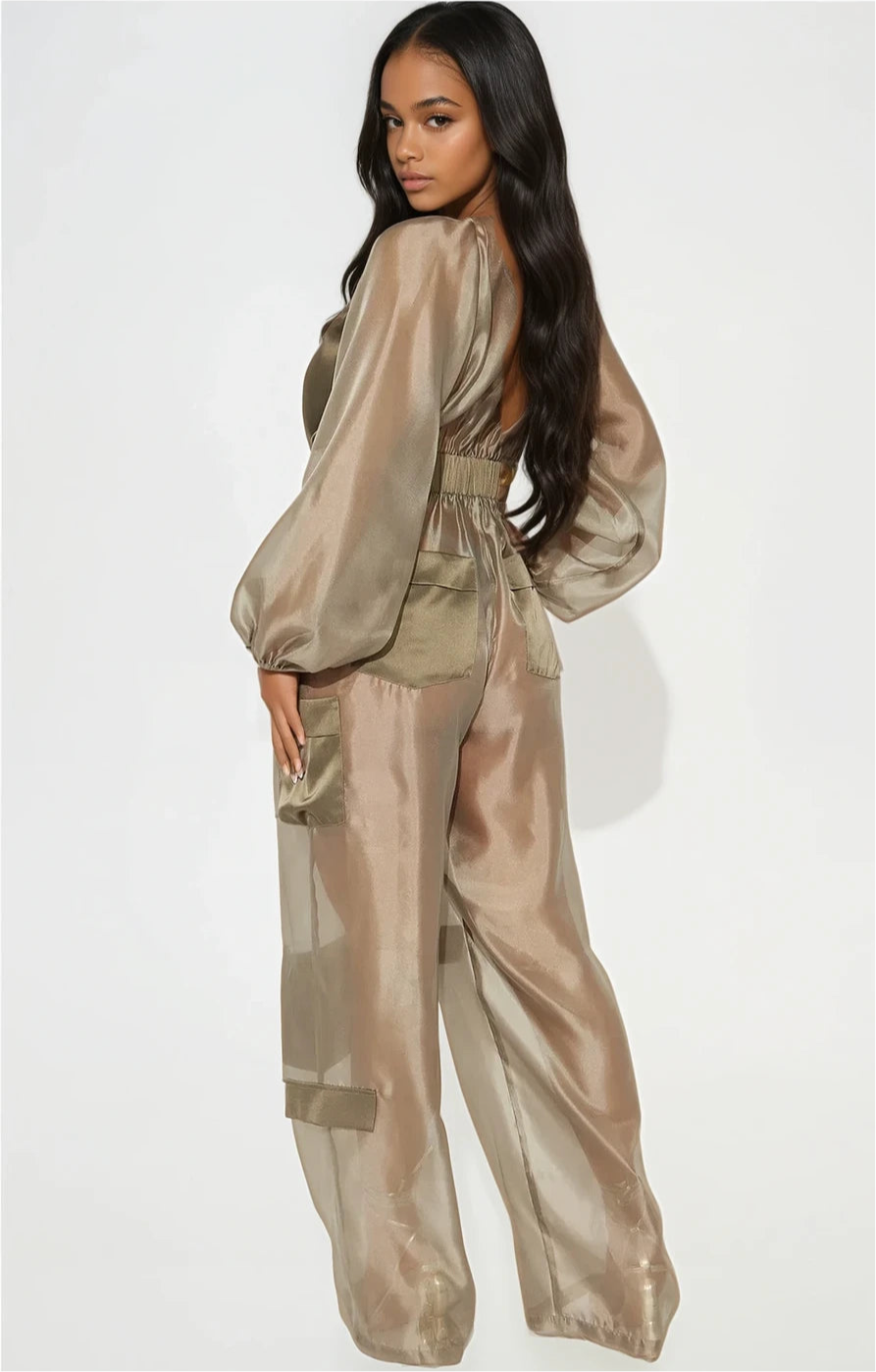 Shears To Me Jumper Army Green