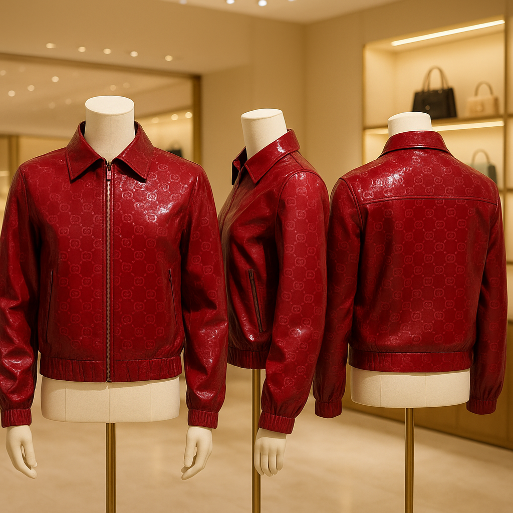 Gucci printed Fire Jacket