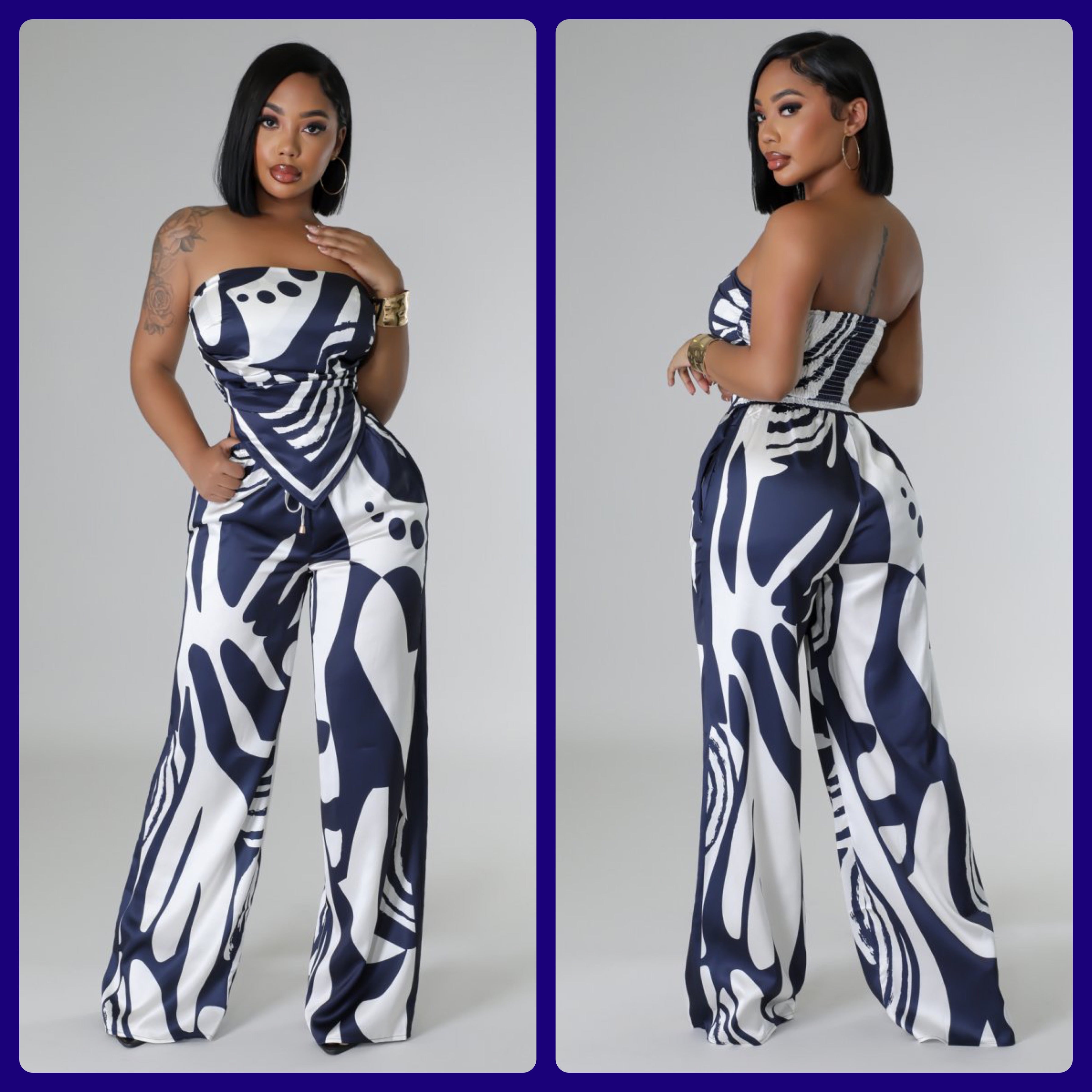 Get’em Girl Halter Top Pants Set