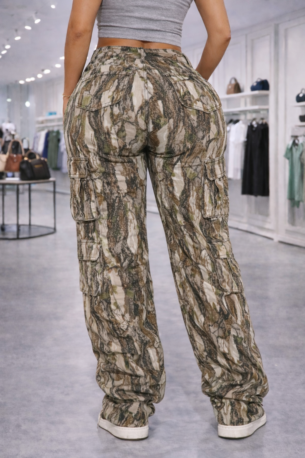 Camo Delight Cargo Jeans
