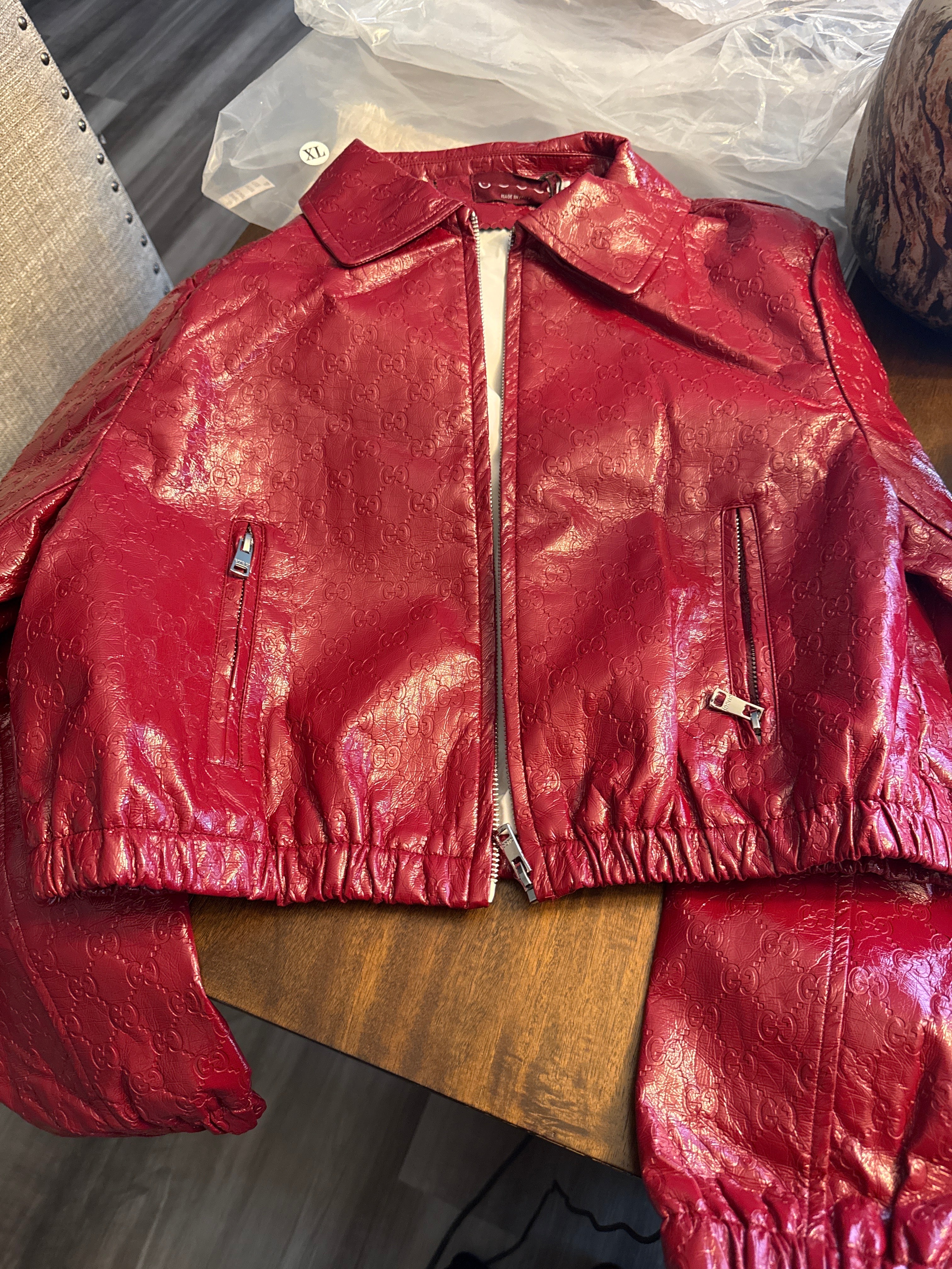 Gucci printed Fire Jacket