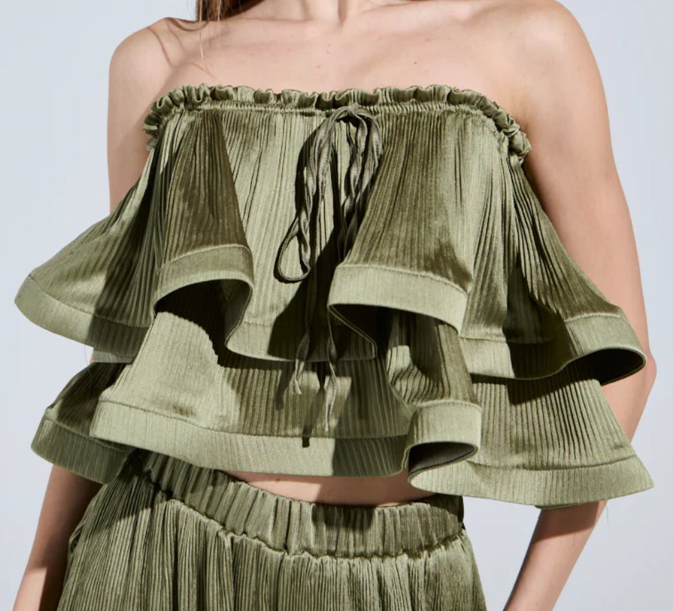 Ruffle my Ruffles Tube Top