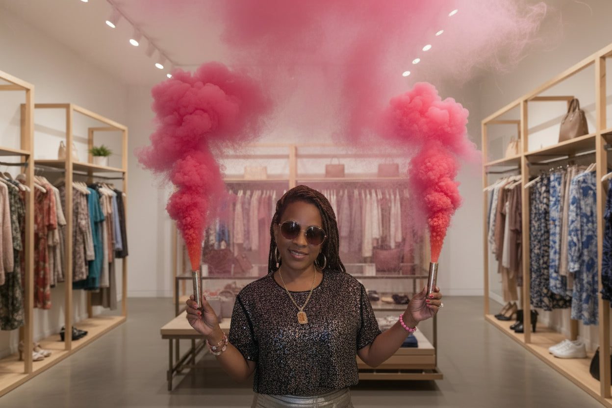 Disco sequence Crop Top