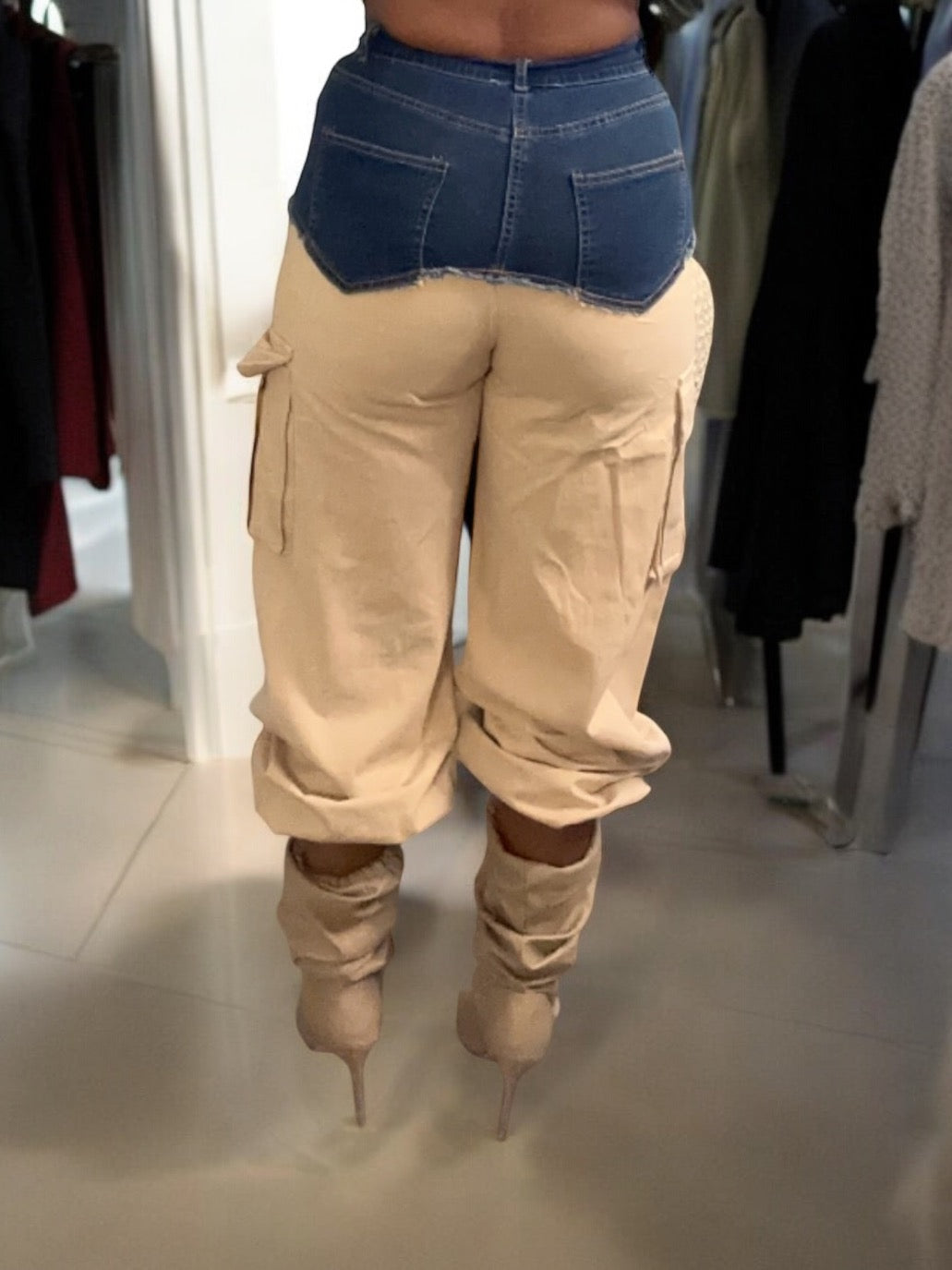 Jean Top Cargo Joggers