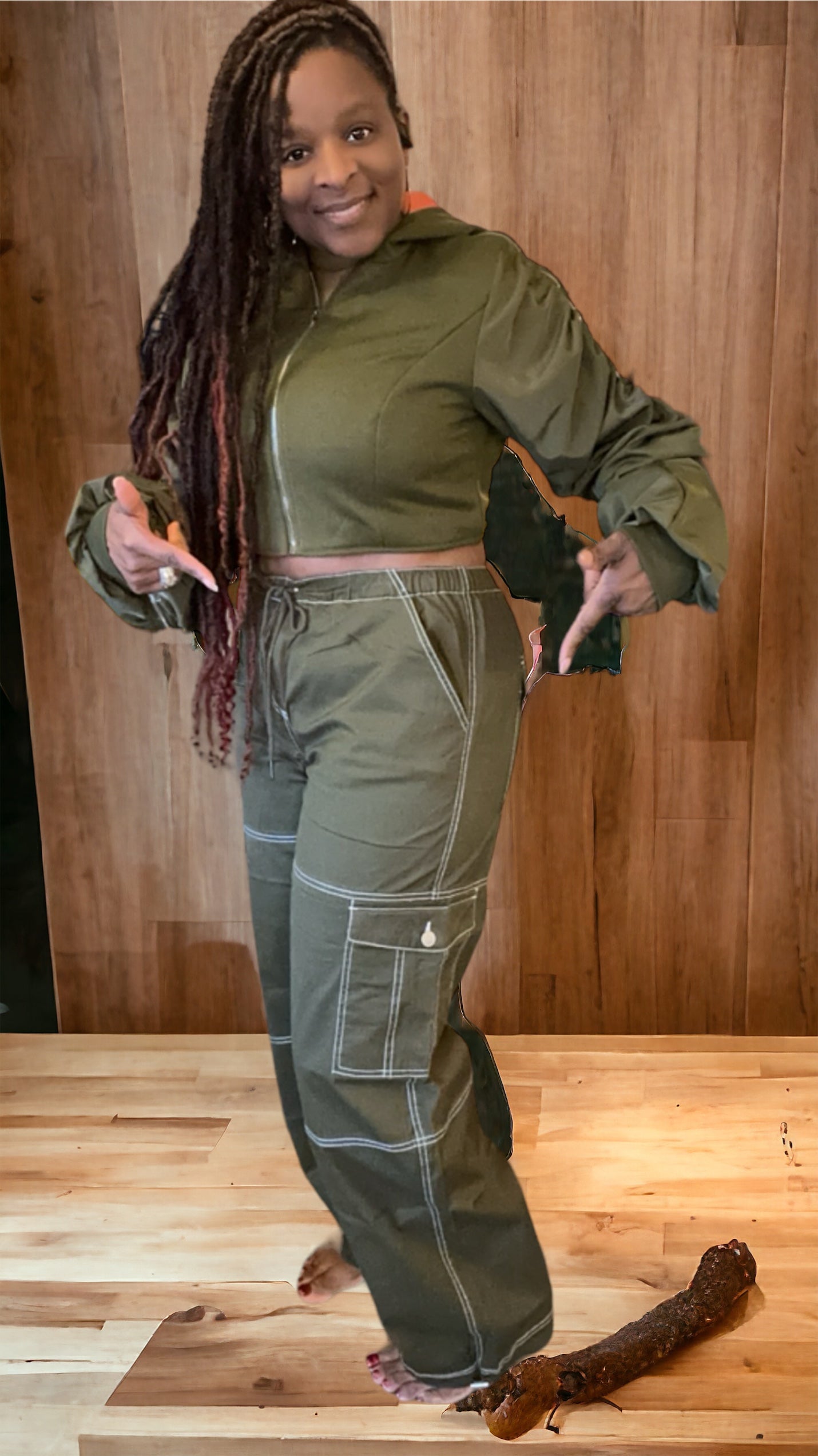 Green Parachute Cargo Pants