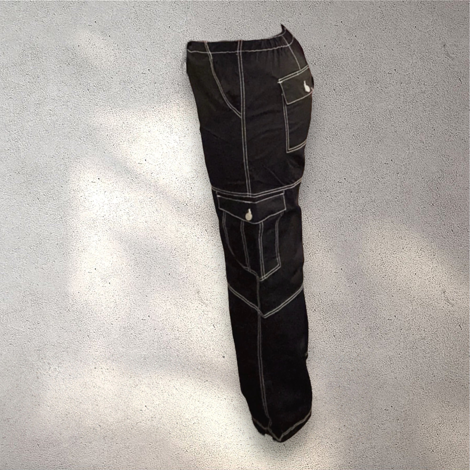 Black Parachute Cargo Pants